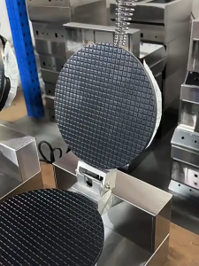 Harico Commercial Ice Cream Waffle Cone Maker Electric Egg Roll Machine Non Stick Baking Plate Adjustable Temperature Stainless Steel Body Single Head Heavy Duty For Dessert Shop Bakery Cafe Snack Store Food Business Household Homemade Ice Cream Cone