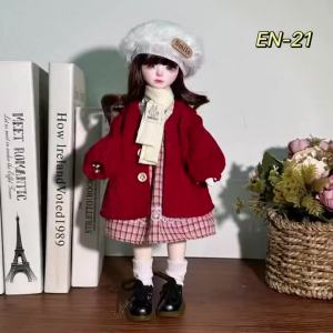 Fashion Casual Suit 30cm BJD Doll Clothes for Girls Dress Up Accessories Gift 1/6 Scale Doll Outfit