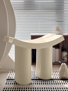MU FENG ZHI NAN | Nordic Curved Saddle Shape Bench