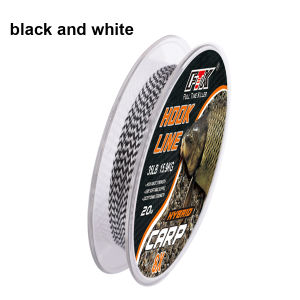 FTK 20m Carp Fishing Line Soft Hook Link 15/25/35LB Carp Hooklink Uncoated Braid Line for Hair Rig Carp Coarse Fishing Tackle