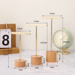 3-Piece Fashion T-Bar Jewelry Display Rack Stand Holder Earrings Hanging Organizer Jewelry Set