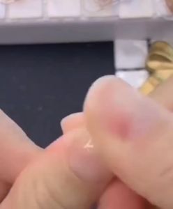 เล็บปลอม R758 สำเร็จรูป เล็บปลอมยาว กันน้ำ ละ 24 ชิ้น