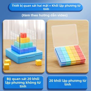 MINGZHUO | Mô Hình Khối Lập Phương Gấp Đựng Giáo Dục