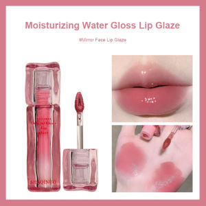 Lip Glaze Water Gloss yang Melembabkan Lip Gloss Bening Lipstik Kaca Cermin Wajah Lip Glaze-🌹Tamia