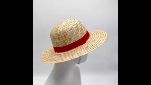MERMAI Panama Travel Beach Big Brim Summer Cap Cosplay Accessories Luffy Straw Hat One Piece Anime Peripheral Sun Hat