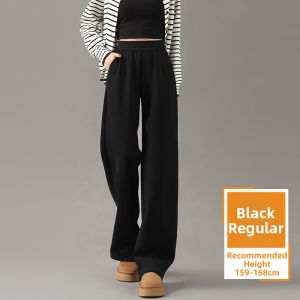 New Winter High Waist Wool Trousers