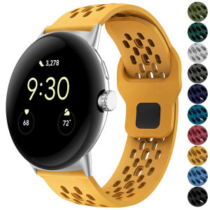 Breathable Sports for Google Pixel Watch 4 3 45mm 41mm Silicone Band Strap For Pixel 2 1 41mm Smartwatch Replacement Soft Bracel