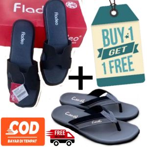 CUCI GUDANG SANDAL WANITA//SANDAL KEKINIAN//FREE SANDAL PRIA//FLAD FLY+JPT ND1