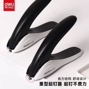 Deli Heavy-Duty Office Staple Remover Small Household Staple Gun Student Use Portable Staple Remover Book Pin Removal Tool