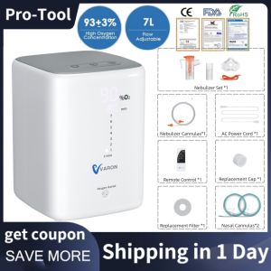 ⭐Local Warehouse+COD⭐ VARON Oxygen Concentrator Household Oxygen Inhaler Elderly And Pregnant Women Respiratory Oxygen Machine Home Small Portable With Atomization Oxygen Machines
