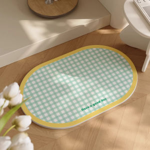 VIKAMA Anti-Skid ทนทานทําความสะอาดง่ายโคลนไดอะตอมห้องน้ําประตูผ้าห่มอาบน้ําคุณภาพสูง Super ดูดซับประตูห้องน้ํา