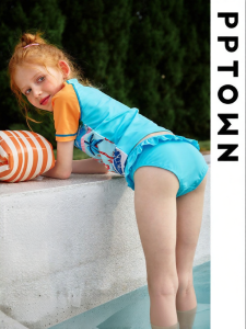 PPTOWN | UV Protection Girls Swimsuit Short Pants