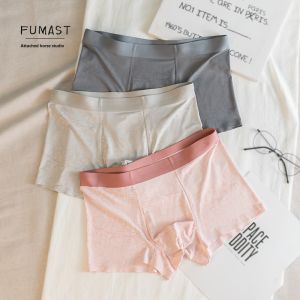 3 Pairs/pack Summer Thin Ice Silk Men Underwear Seamless Cool Boxer Shorts Boxer Shorts Breathable Mens Shorts