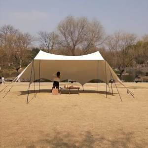 Ultimate Outdoor Shelter – 33m² Heavy-Duty Gazebo Sun & Rain Resistant for 15+People Family Camping