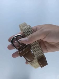 Thắt lưng trẻ em phiên bản Hàn Quốc bé gái đai eo đàn hồi dệt khóa kim đai quần mỏng vải thắt lưng bản nhỏ mới