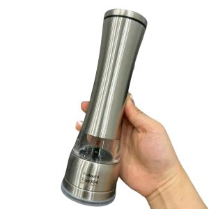 Lọ đựng tiêu kèm xay tiêu 2 trong 1 tiện lợi chất liệu inox không rỉ kháng khuẩn