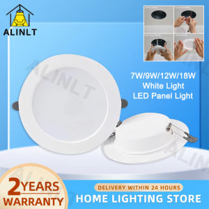 LED Pin Light Ceiling Round Downlight 7-18W Recessed Panel Light Ultra Thin Living Bedroom Bathroom Panel Lamp ALINLT
