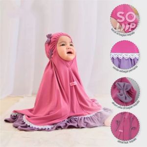 MUKENAH ANAK CANTIK 1-10Tahun || Baju Muslin Anak Perempuan Kekinian