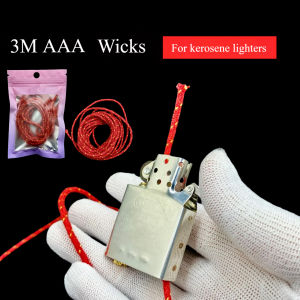 AAA Super 3M Lighter Cotton Core Wick Wire for Oil Lighter Universal  Thickened Dragon Pattern Oil Guide High Ignition Rate