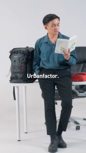 Promo Tas Ransel Premium Backpack Rolltop Pria Urban Factor - Inferno Terlaris