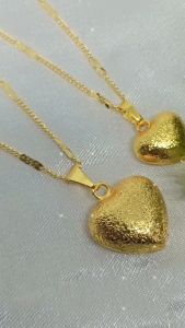 Grosir Perhiasan Mewah untuk Wanita: Jewelry Kalung Cinta Titaniun & Perhiasan Lapis Emas 18K