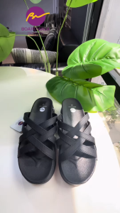 Boardwalk Cloggy Ladies Basic Style Sandals  with X Straps Design and 1.75" heels