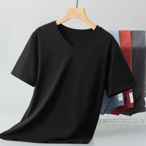 NO.TEE | Antibacterial Mite-Resistant Ice-Silk V-Neck T-Shirt Quick-Drying