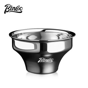 BINCOO Coffee Portafilter Basket Bottomless Portafilter Bowl Precision Pressure‑Boost Basket for Espresso 58MM