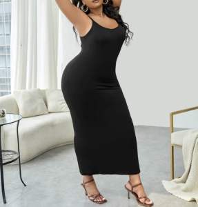 Plus Size Sleeveless Maxi Dress - TARAH