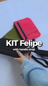 KIT Felipe Multipurpose Pouch with Handle Strap – ID Holder Booklet Carrier Wallet Organizer