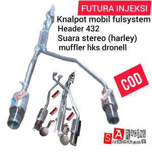 knalpot mobil futura injeksi fulsystem suara stereo