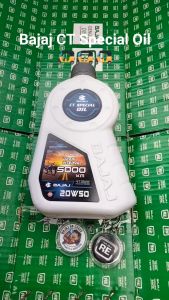 BAJAJ CT Special 20W50 Engine Oil with Mahle Filter for 3-Wheelers - High-Quality 4T Performance