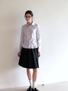 Chân Váy A-Line Đen Dáng Ôm Cao Waist