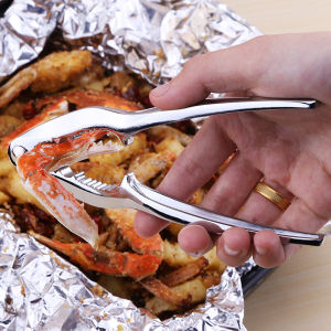 Crab Cracking Tool Set Home Use Large Crab Clamp Crab Peeler Needle Multi-Functional Clamp Two-Piece Set for Dining And Utensils
