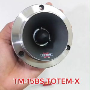 TOPทวิตเตอร์เสียงแหลมจานขนาด 4 นิ้ว รุ่นTM-15BS-TOTEM-X หน้าเงาปากแตร แม่เหล็ก70X15MM. กำลังขับ 250W. วอยส์ไทเทเนียมแท้ 25.5MM. มี1ดอก2ดอกให้เลือก