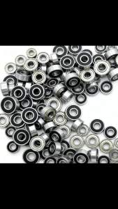 10Pcs|20Pcs 608 ZZ 608RS Ball Bearings Metal Double Shielded Miniature Deep Groove Skateboard Ball Bearings 8mm X 22mm X 7mm