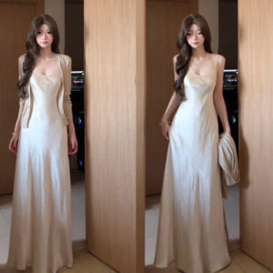 CHANGTONG | Elegant French Style Unique Matching Dress Set