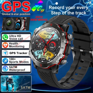 2025 GPS Smart Watch 5 ATM Waterproof Built-in Dual-band GNSS GPS Tracker Military Sports Fitness Smartwatch Men For Android IOS
