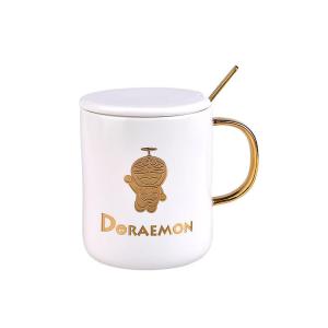 DIHUANTUO | Business Office Use Ceramic Golden Embossed Set