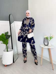 TUNIK SET JUMBO-TUNIK WANITA JUMBO BUSUI-TUNIK RENDA SULTAN