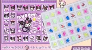 Kuromi 40-hole crystal doll blind box lottery childrens reward pendant keychain