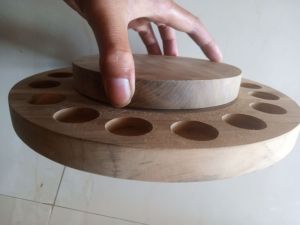 Baru rak oil essential young living bundar 16 slot plus tingkat bundar diffuser bisa diputar