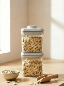 Ankou | Sealed Nuts Storage Container Airtight Mothproof Transparent