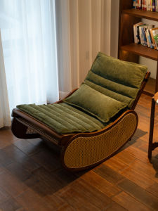 MANHAOSHI | Reclining Leisure Chair Multi-functional Single Seater Rocking Chair Tatami