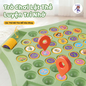 Đồ Chơi Cờ Lật Trí Nhớ - Trò Chơi Memory Game Phát Triển Tư Duy Rèn Luyện Trí Nhớ Cho Trẻ Em