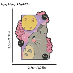 Bandai | Ảo Tưởng Anime Mèo Hoạt Hình Cảnh Men Pin Ve Áo Thổ Cẩm Huy Hiệu Kim Loại Cho Ba Lô Quần Áo Trang Trí Quạt Quà Tặng 18 +
