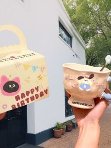 Cartoon Rabbit Ceramic Mugs Couple Water Cups High Aesthetic Value Birthday Gifts Small Rabbit Mugs Wedding Favor Items