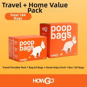 howgo | Soft Touch Easy-Tear Dogs Poop Bags
