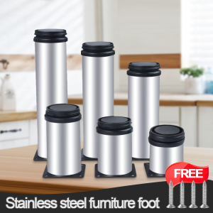 【1-3 Days Delivery】Adjustable Stainless Steel Legs for Furniture - Versatile Cabinet Sofa and Bed Feet