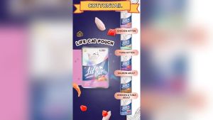 LIFE CAT Pouch Makanan Basah Saset 85gr Kitten & Adult